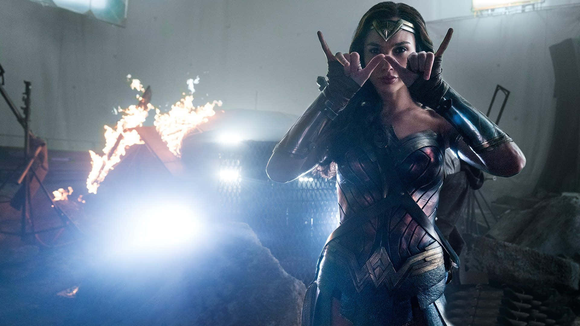 Heroes Ready To Fight Against Evil In Zack Snyder's Justice League Background