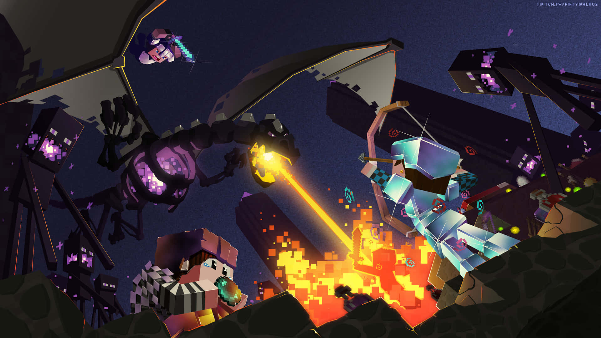 Heroic Battle With The Ender Dragon