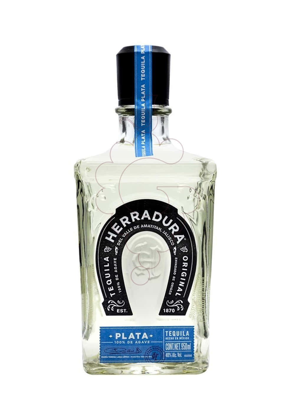 Herradura Plata Tequila Bottle Background