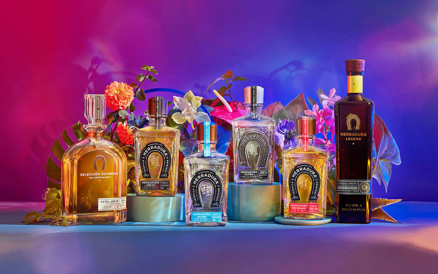 Herradura Tequila And Other Drink Background