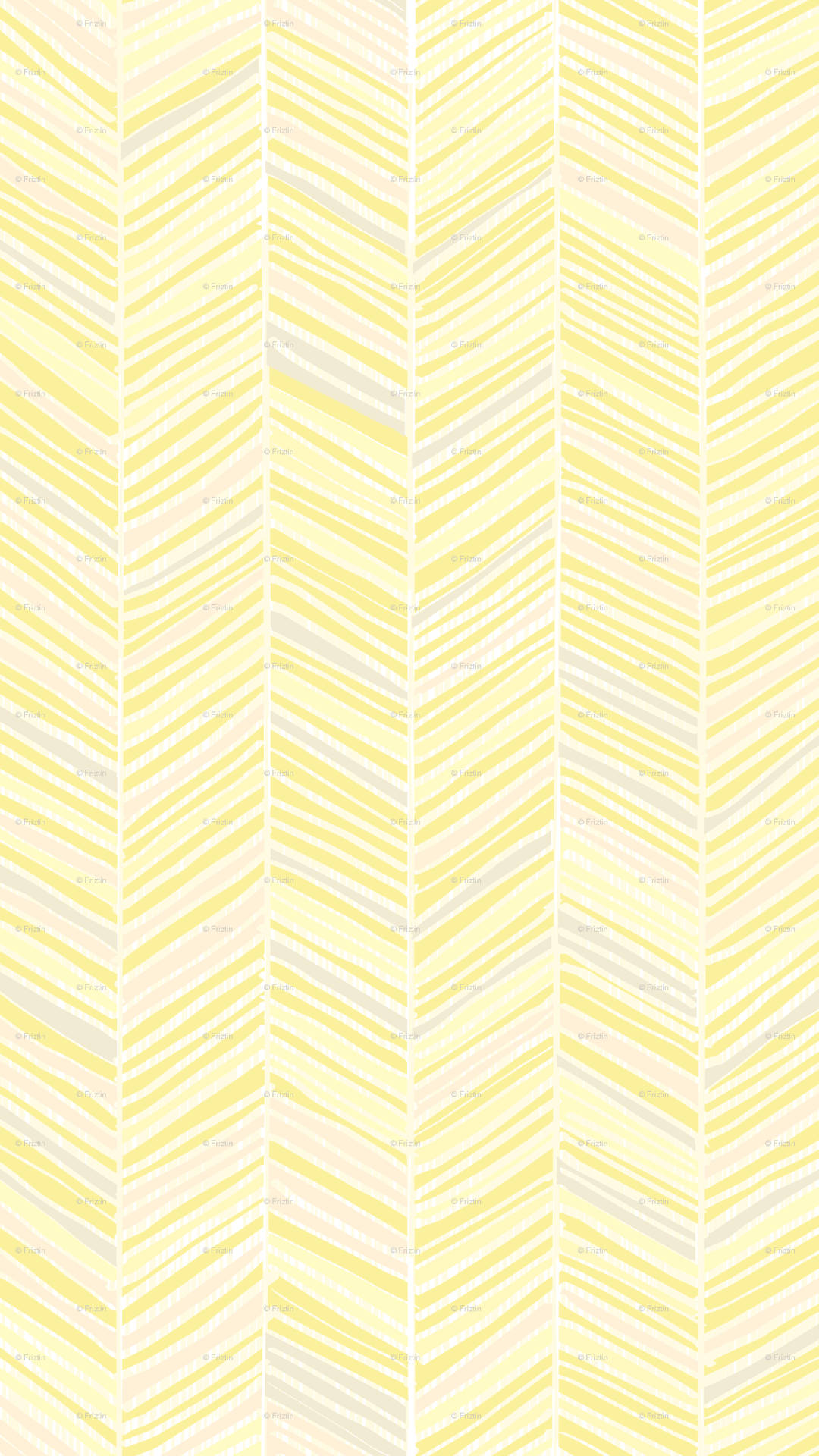 Herringbone Pastel Yellow Aesthetic Background