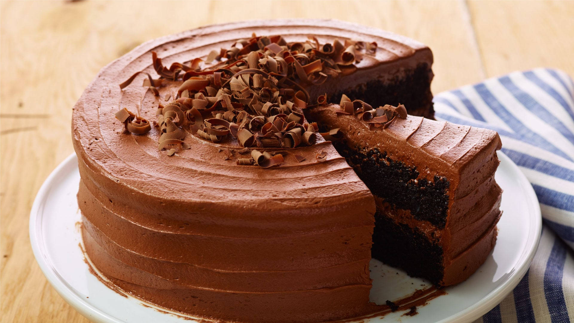 Hersheys Deep Dark Chocolate Cake Background