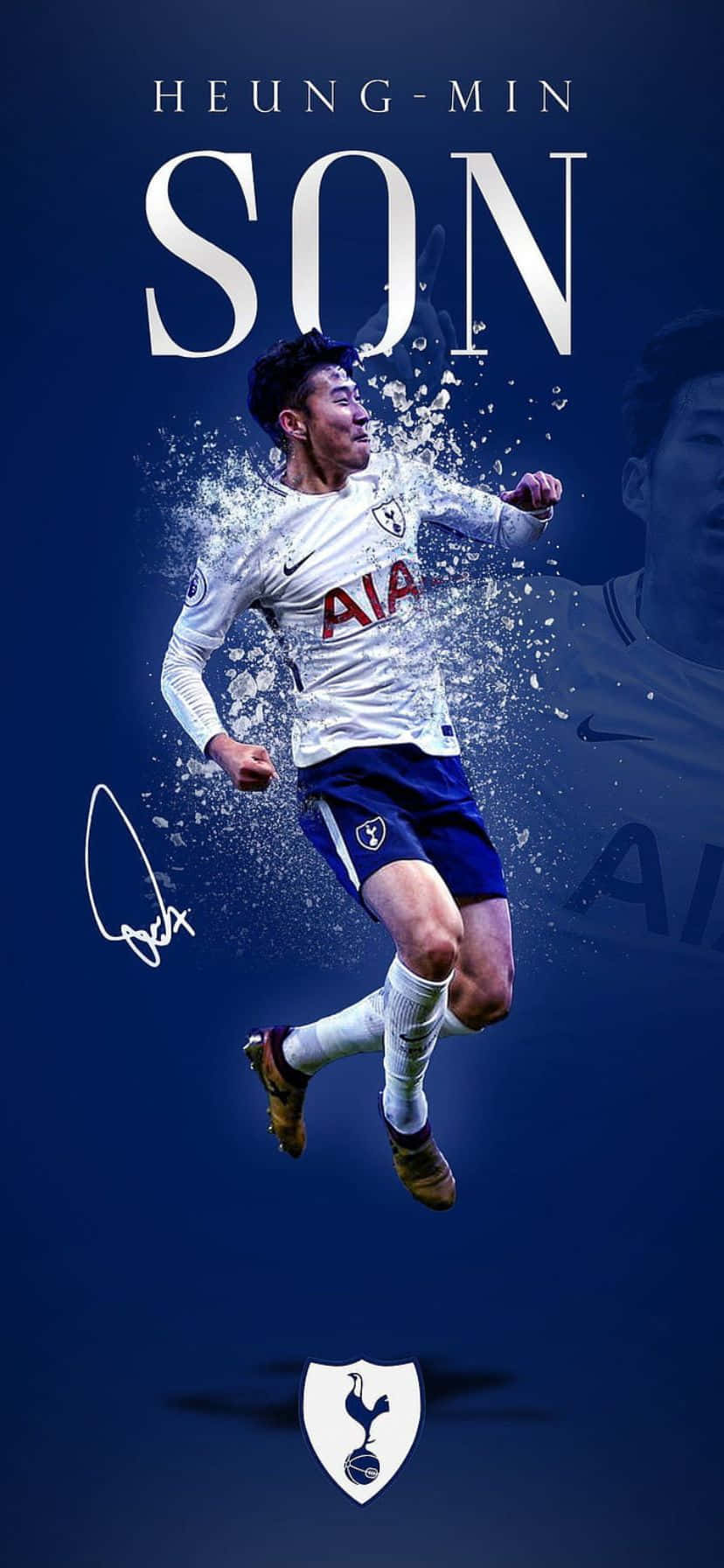 Heung Min Son Soccer Action Poster