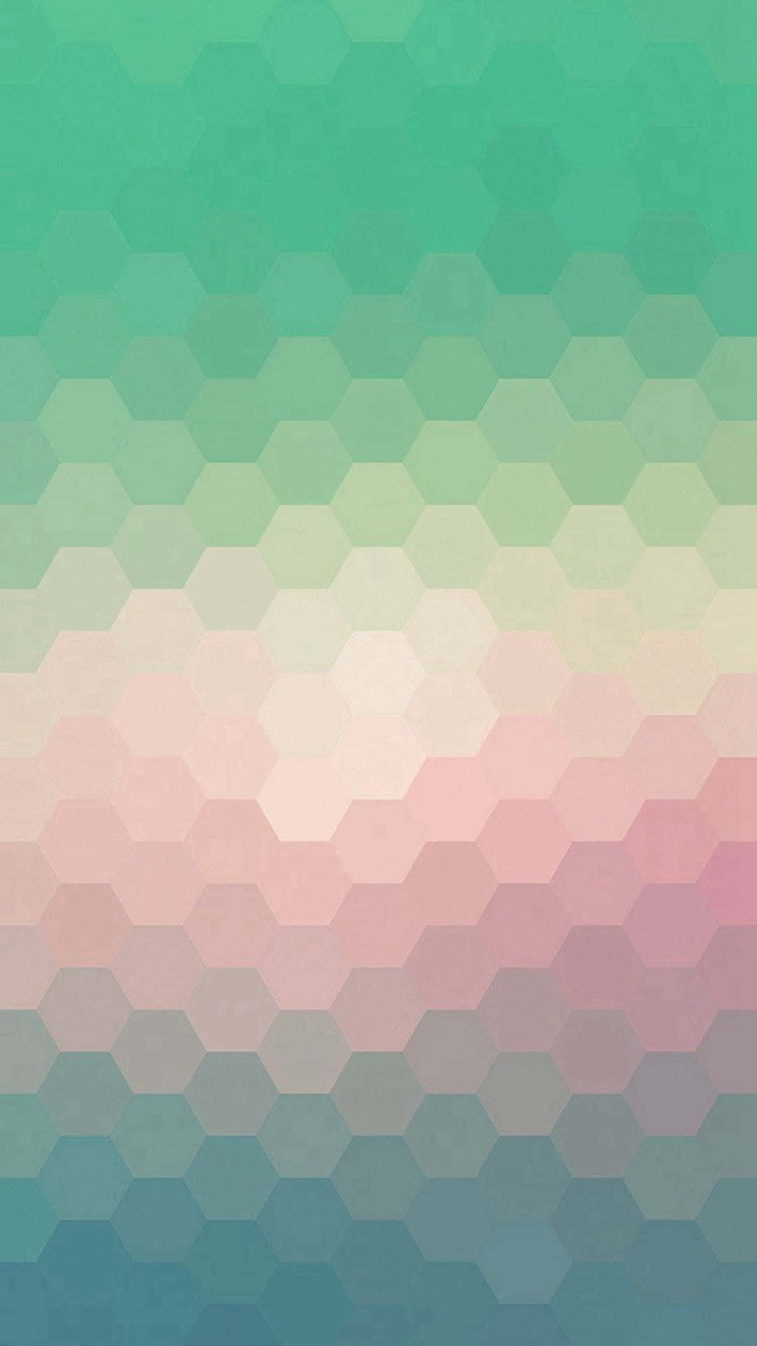 Hexagon Cute Pattern Iphone Background