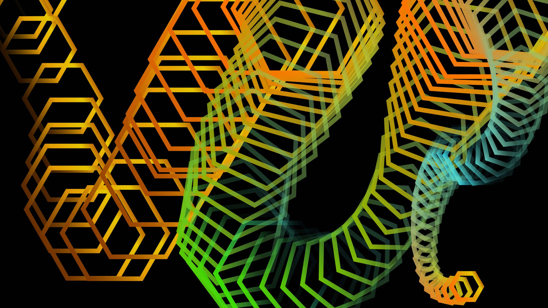 Hexagon Pattern - A Futuristic And Abstract Look Background