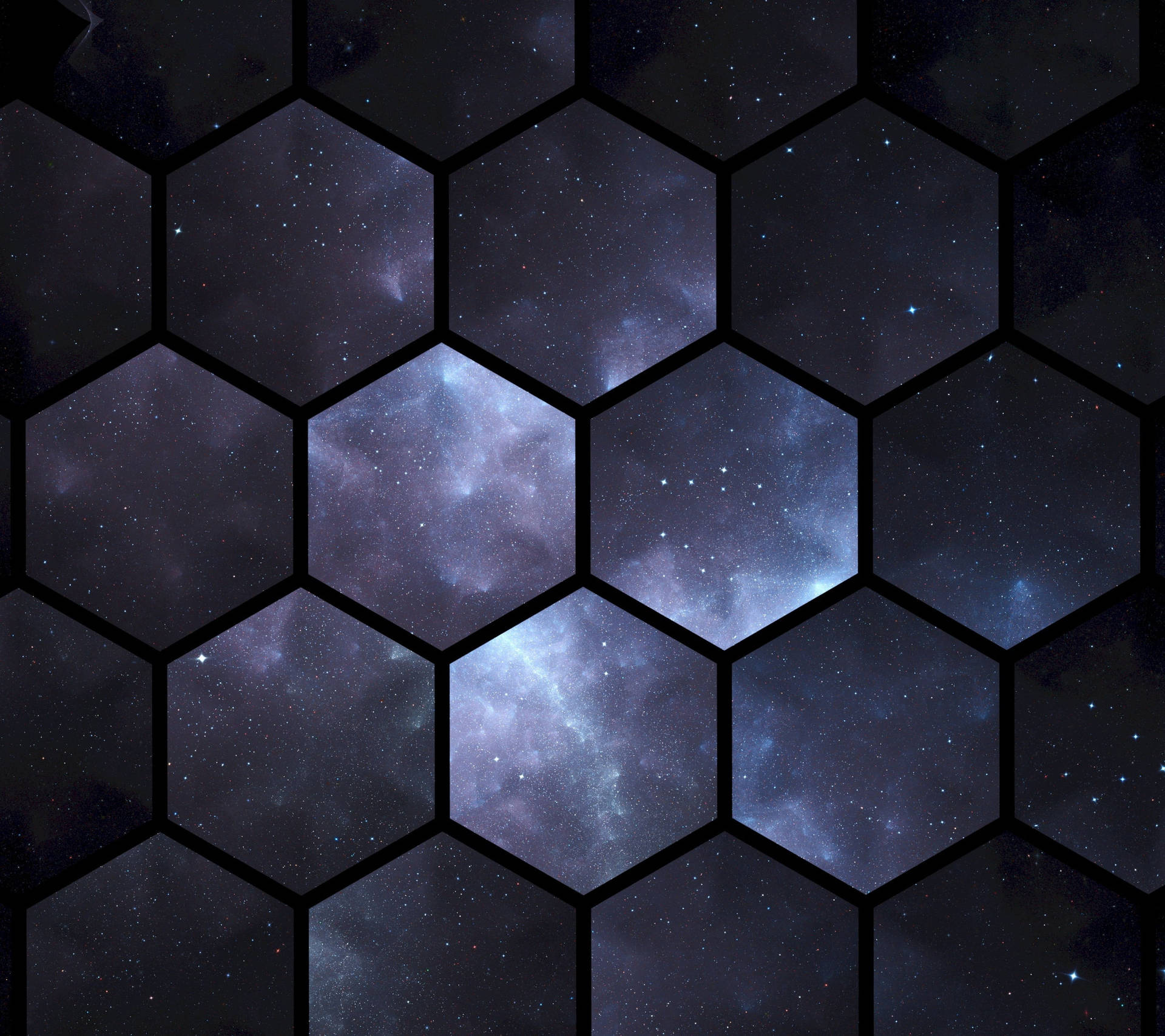 Hexagon Space Background Background