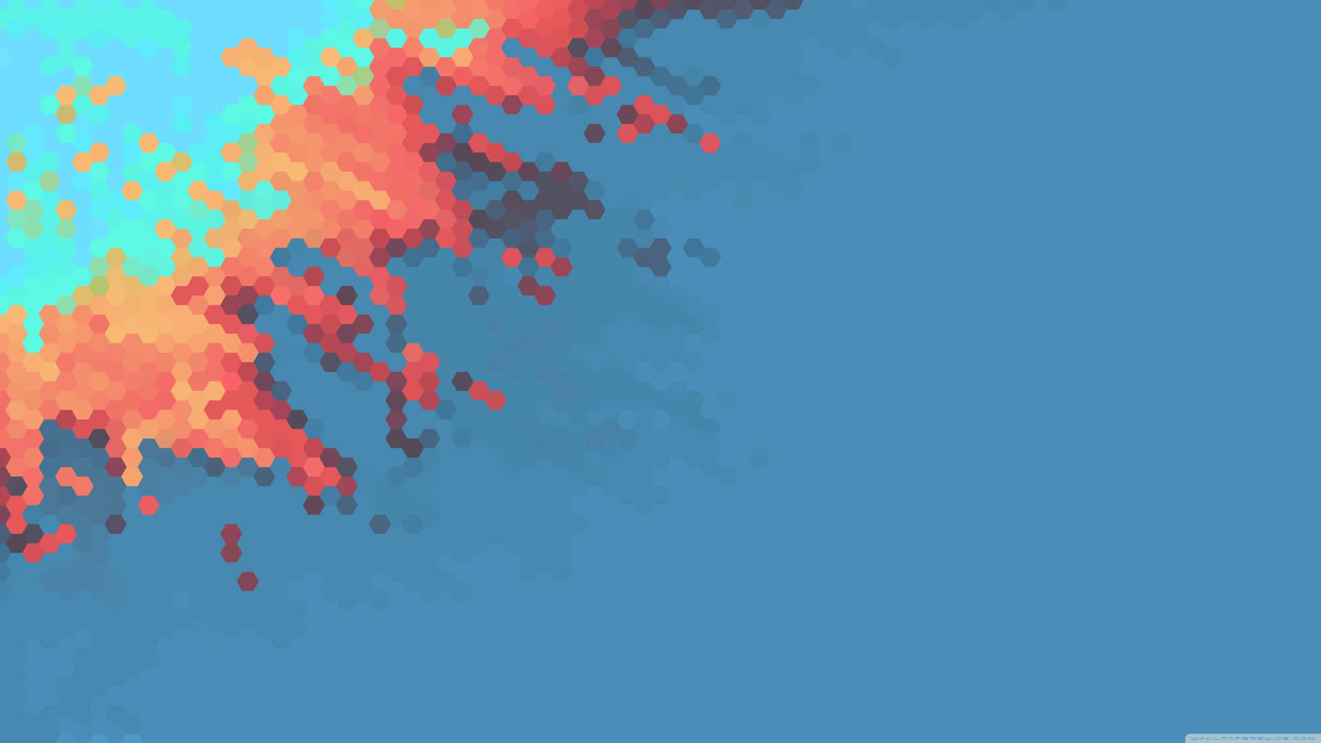 Hexagonal Geometric Artwork Background