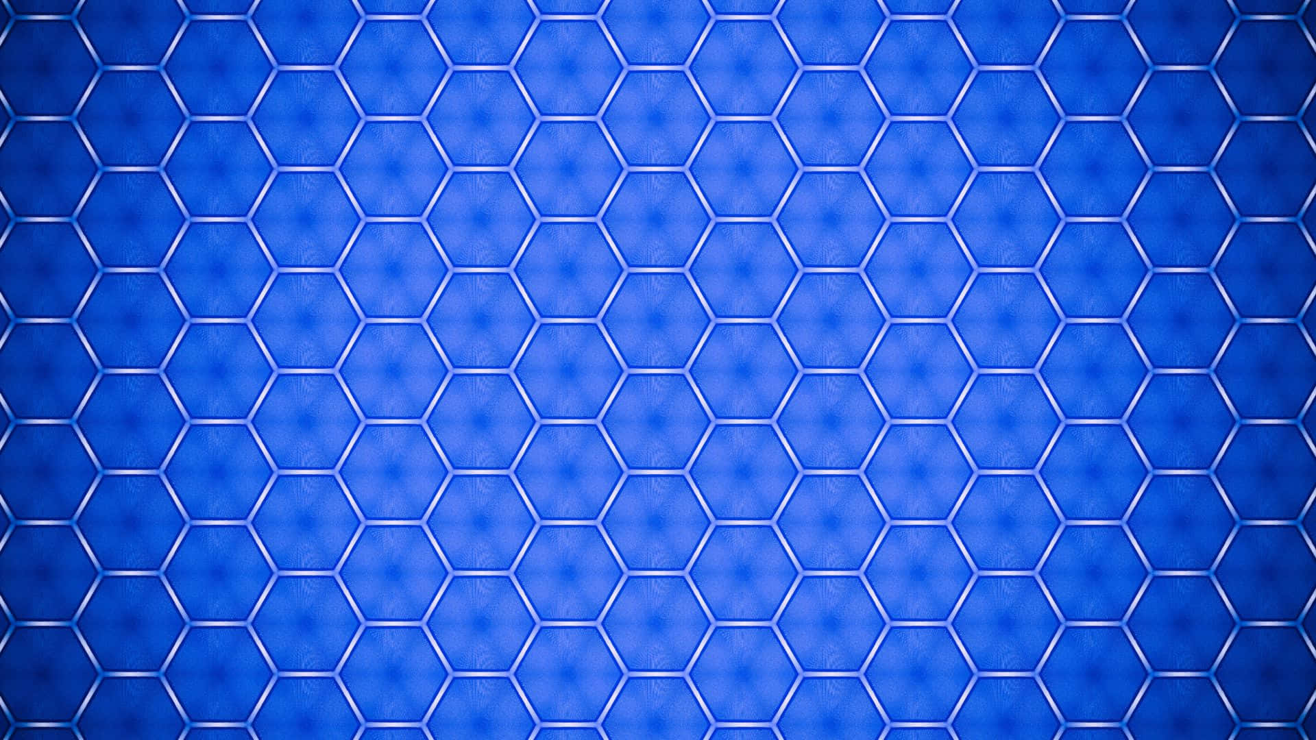 Hexagonal Pattern Blue Pc Background