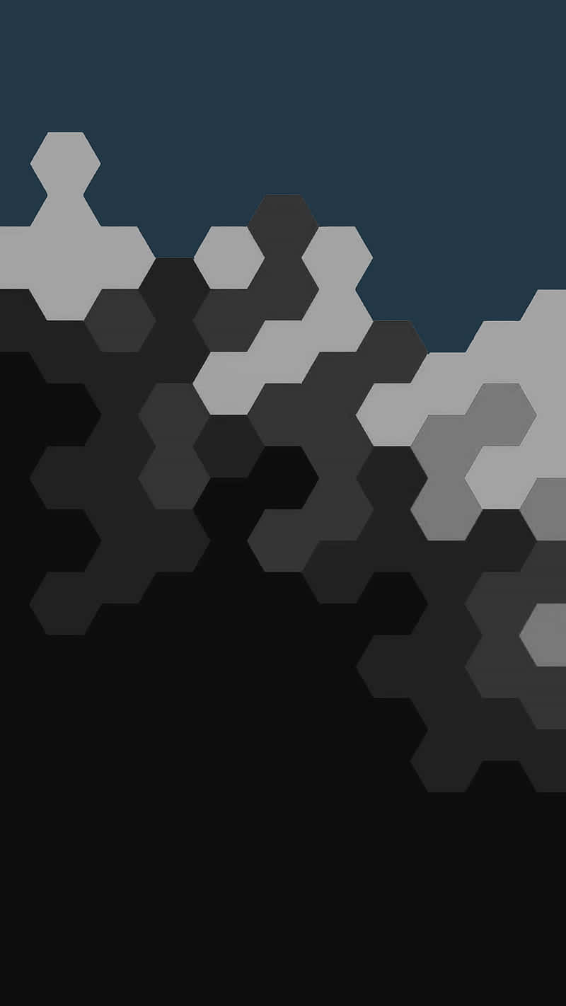 Hexagons With Obtuse Angles Background