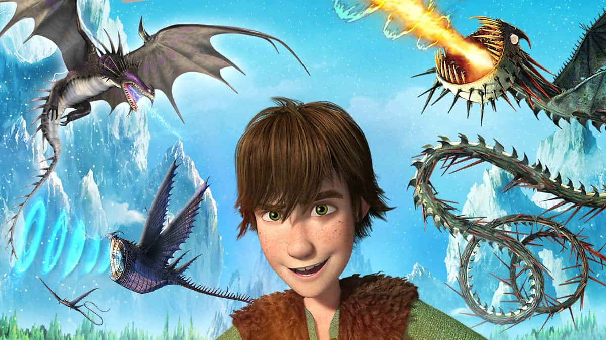 Hiccup With Villains In Dragons Riders Of Berk