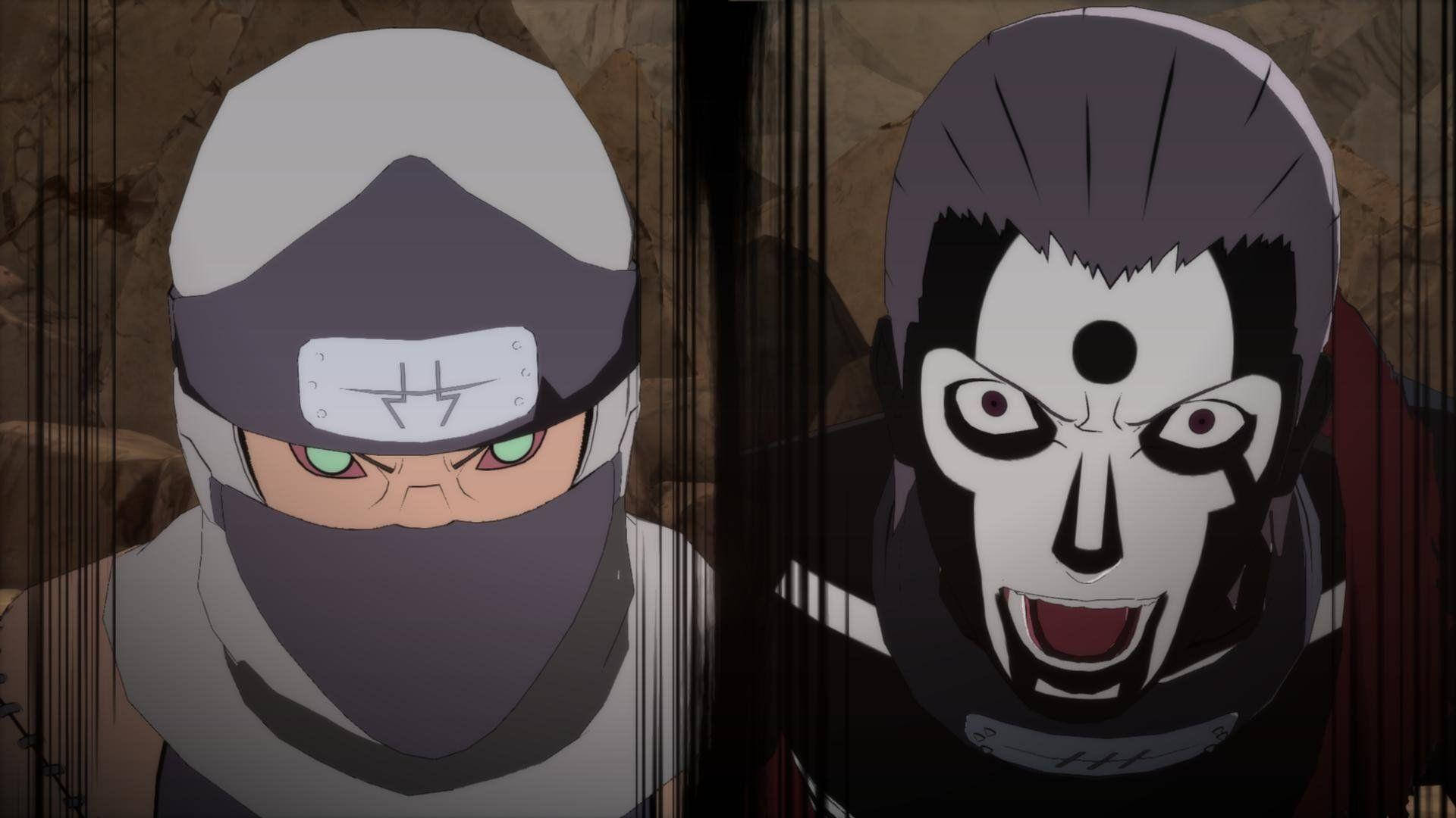 Hidan And Kakuzu Akatsuki Combat Face Background