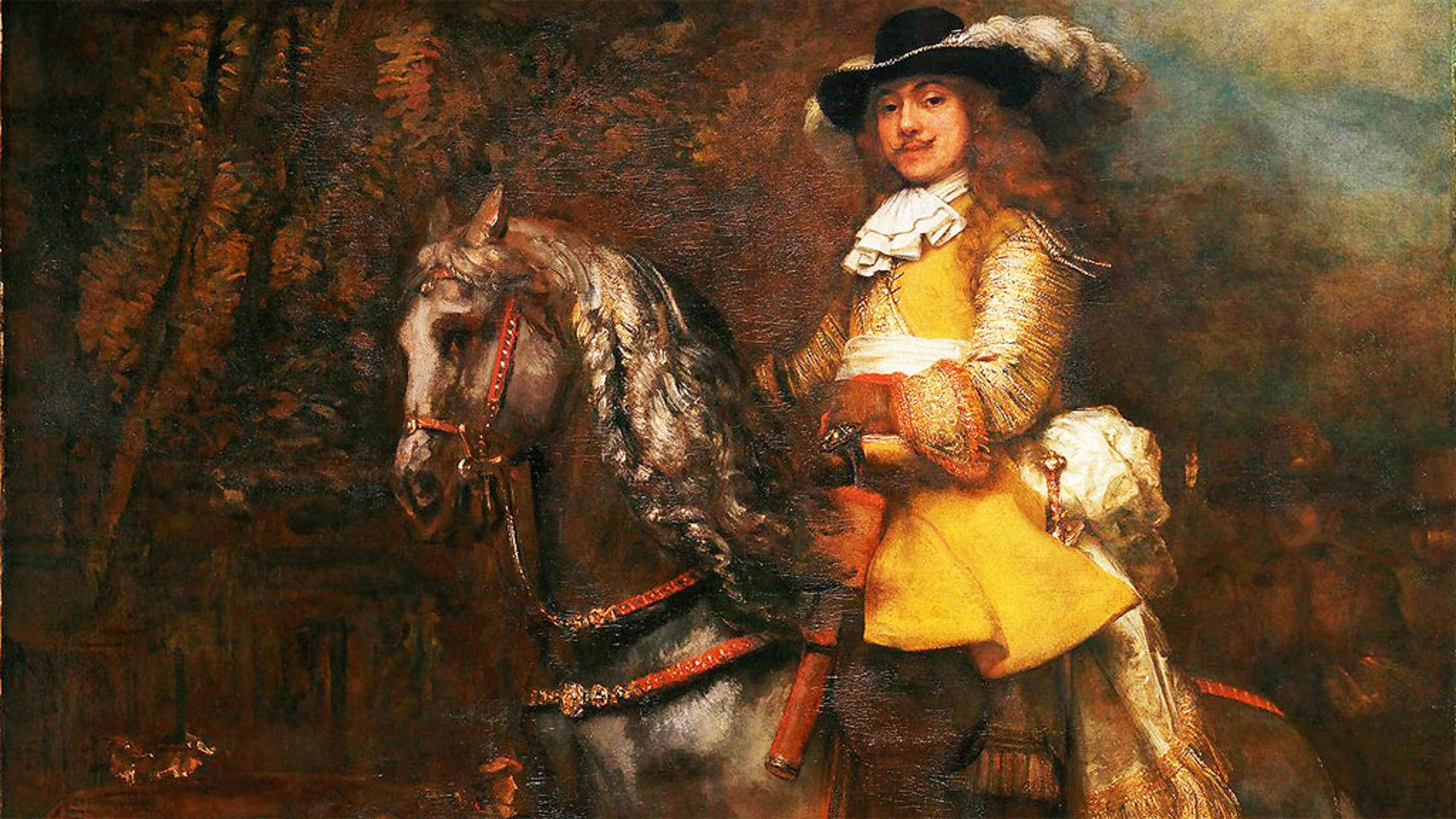 Hidden Rembrandt Masterpiece Background