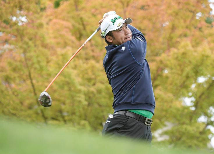 Hideki Matsuyama Focused Shot Background