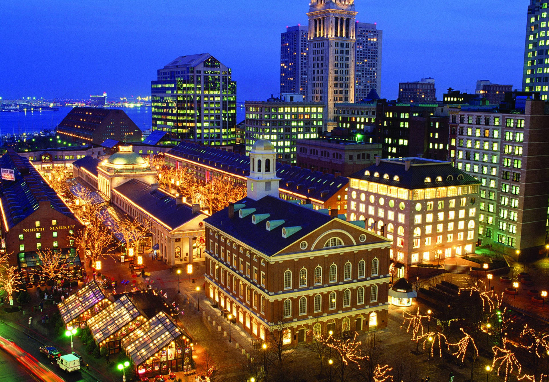 High-angle Shot Faneuil Hall