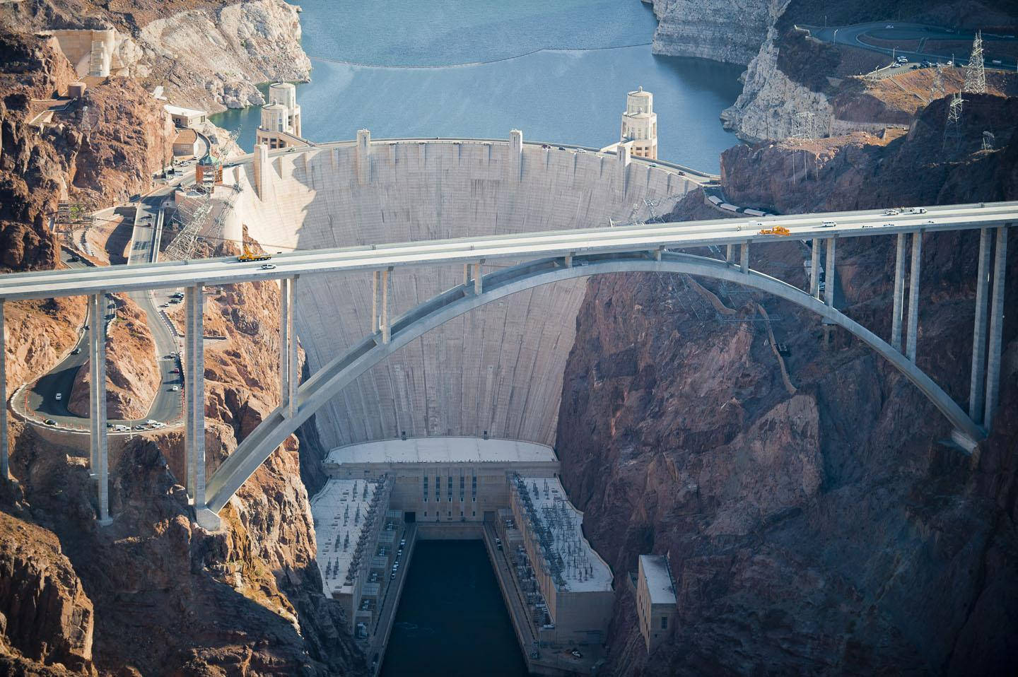 High Bridge By Hoover Dam Background