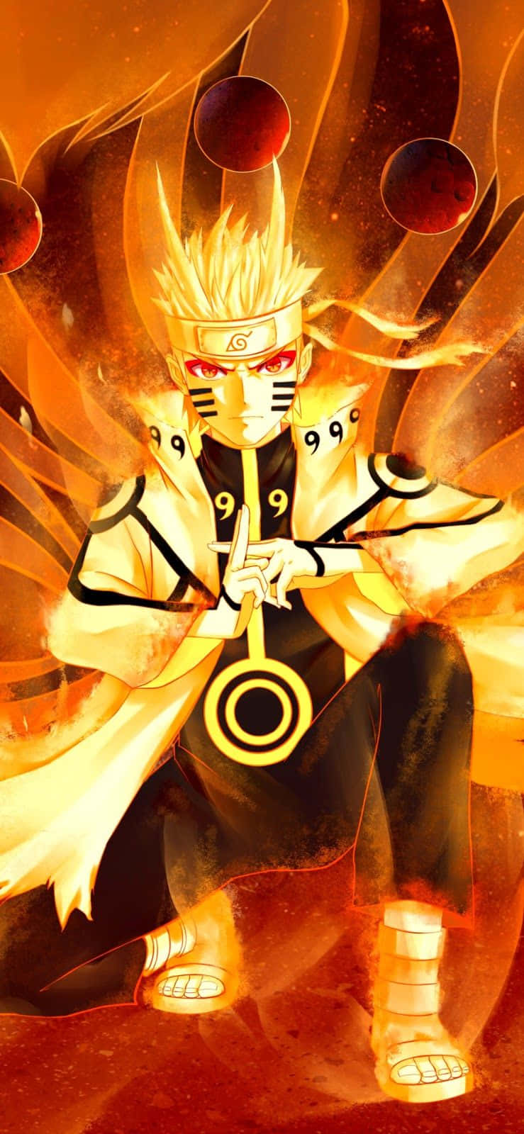 High-def Wallpaper Of Naruto Shippuden For Your Iphone Background