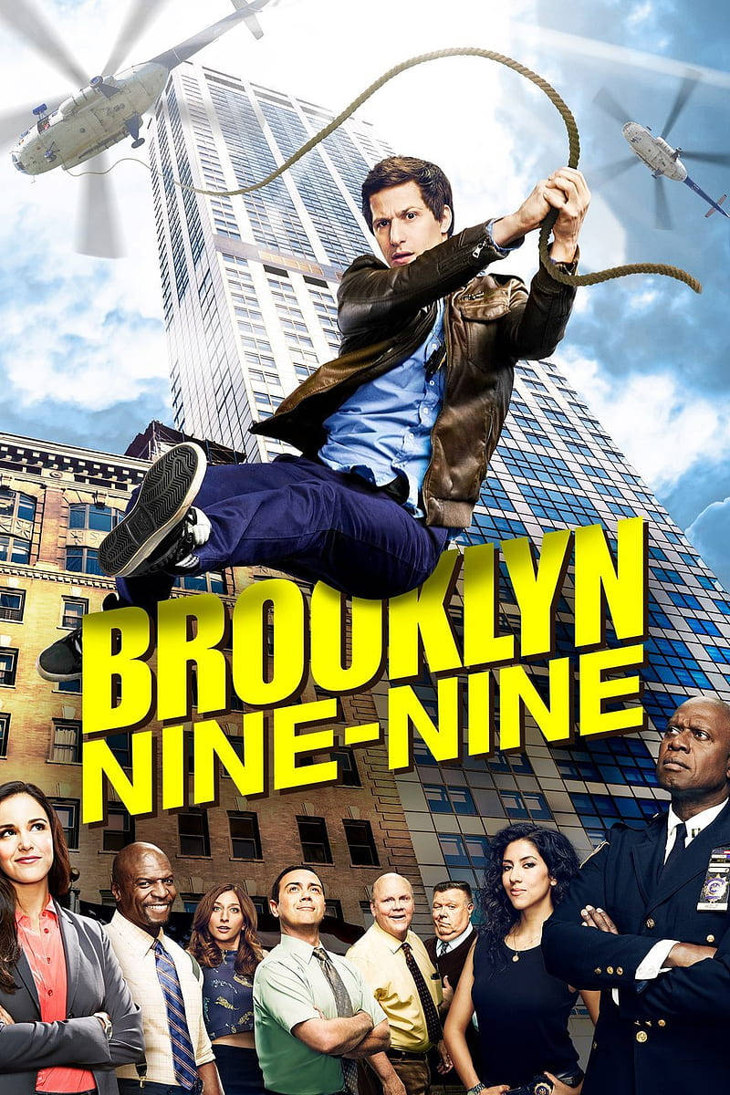 High Definition Brooklyn 99 Series Poster Wallpaper On Iphone Background