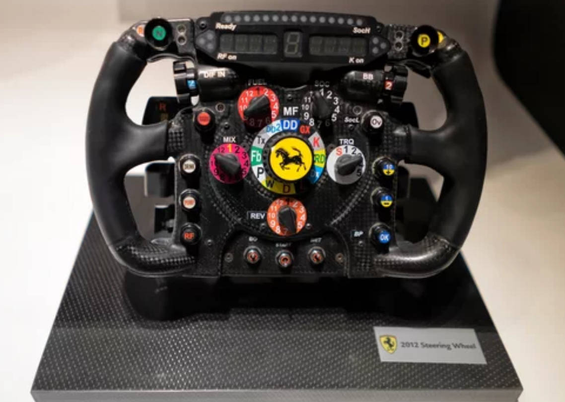 High Definition Image Of 2012 F1 Steering Wheel In 4k