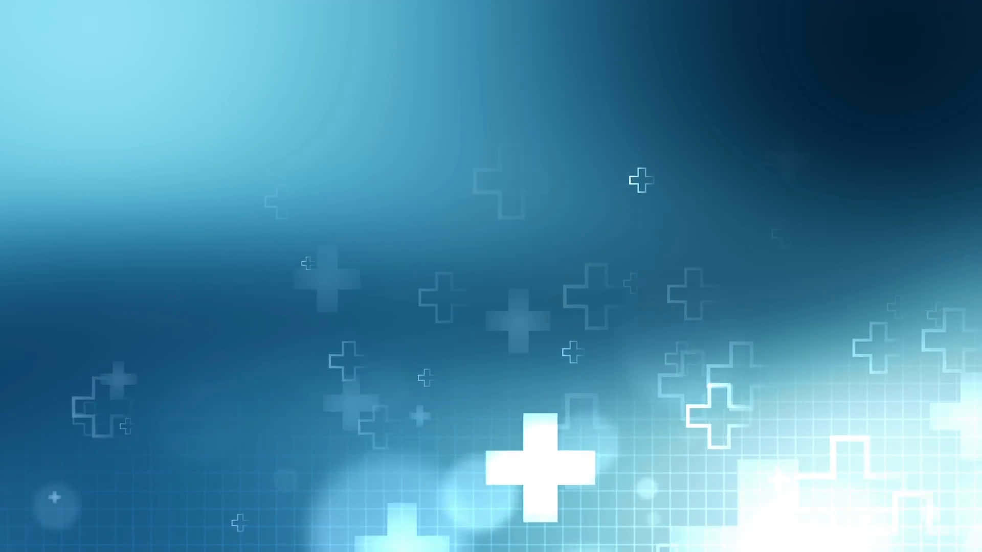High Definition Medical Symbol On Blue Background Background