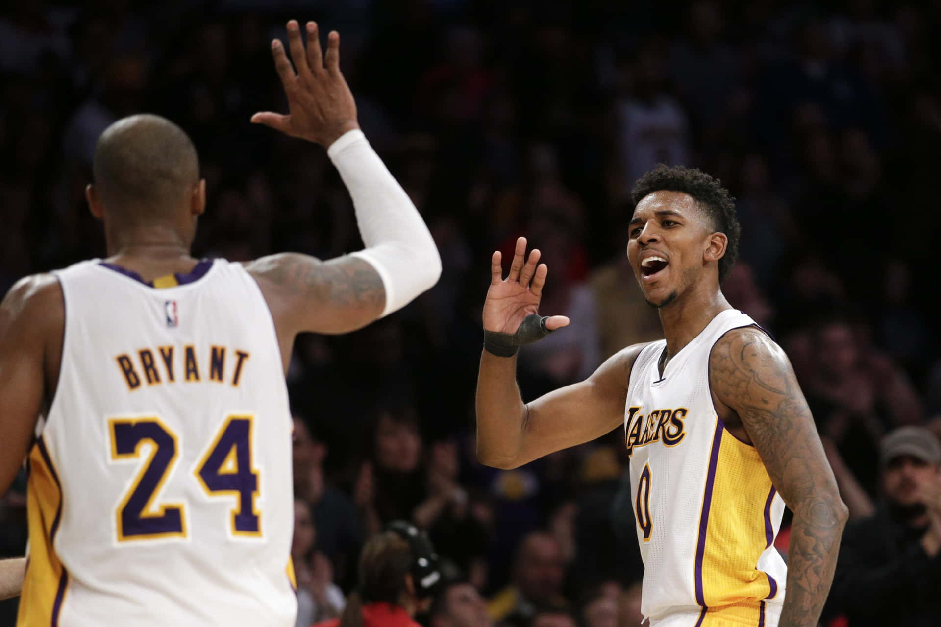 High Five Of Nick Young
