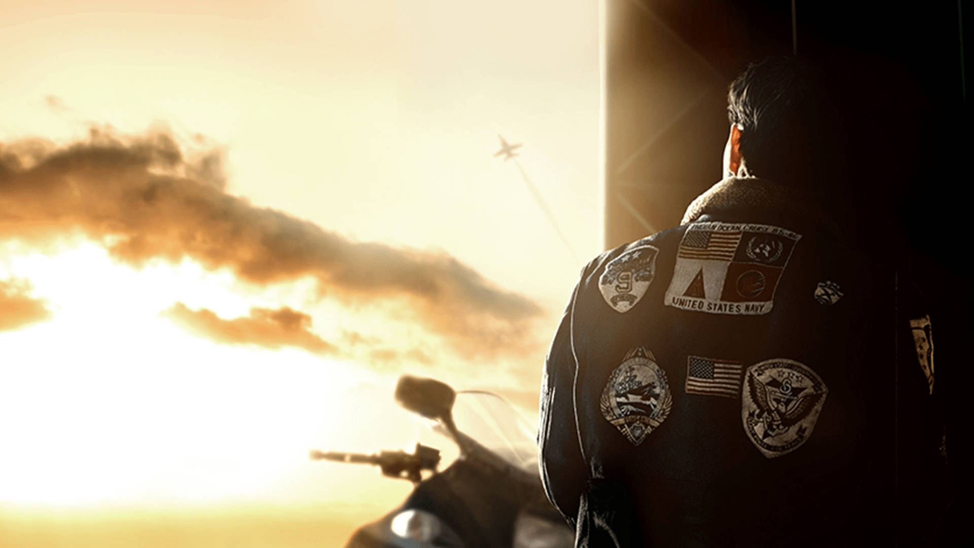 High-flying Action In Top Gun: Maverick Background