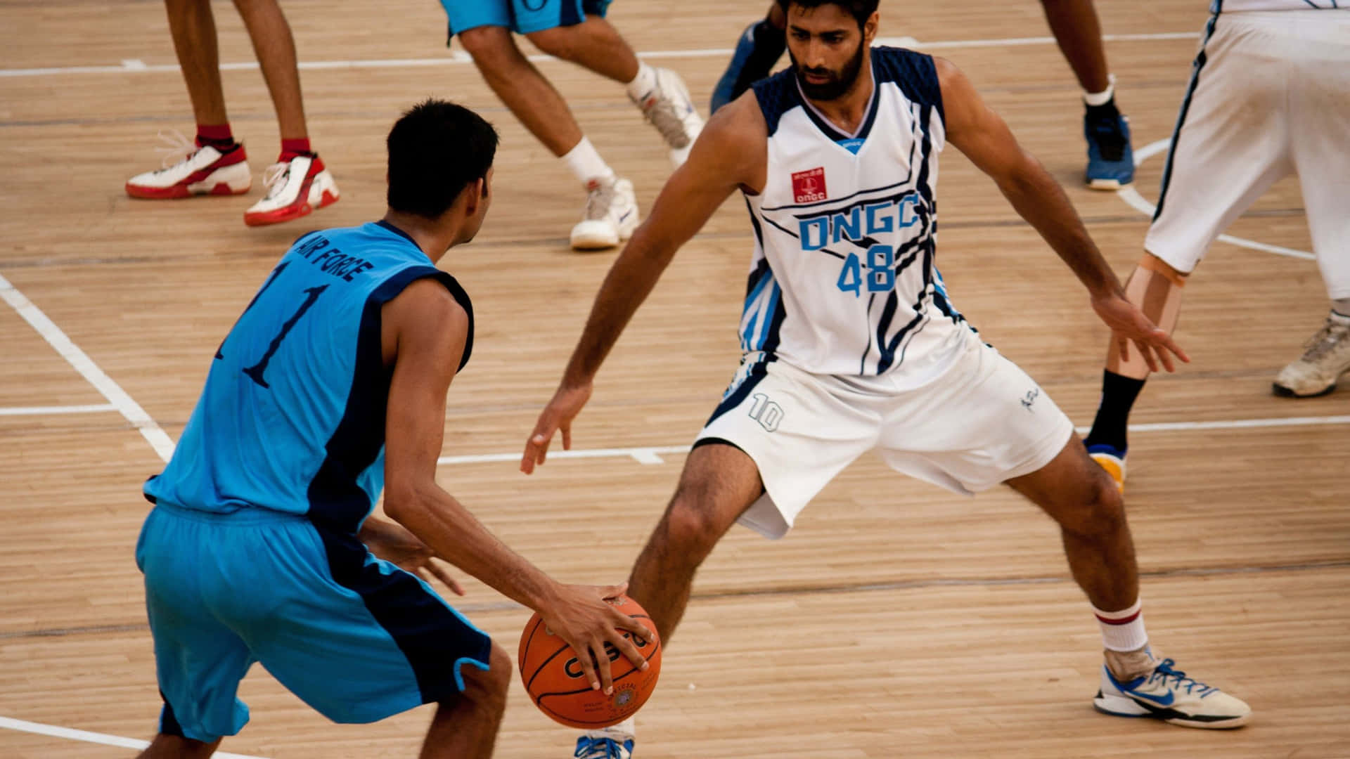 High-intensity Basketball Action