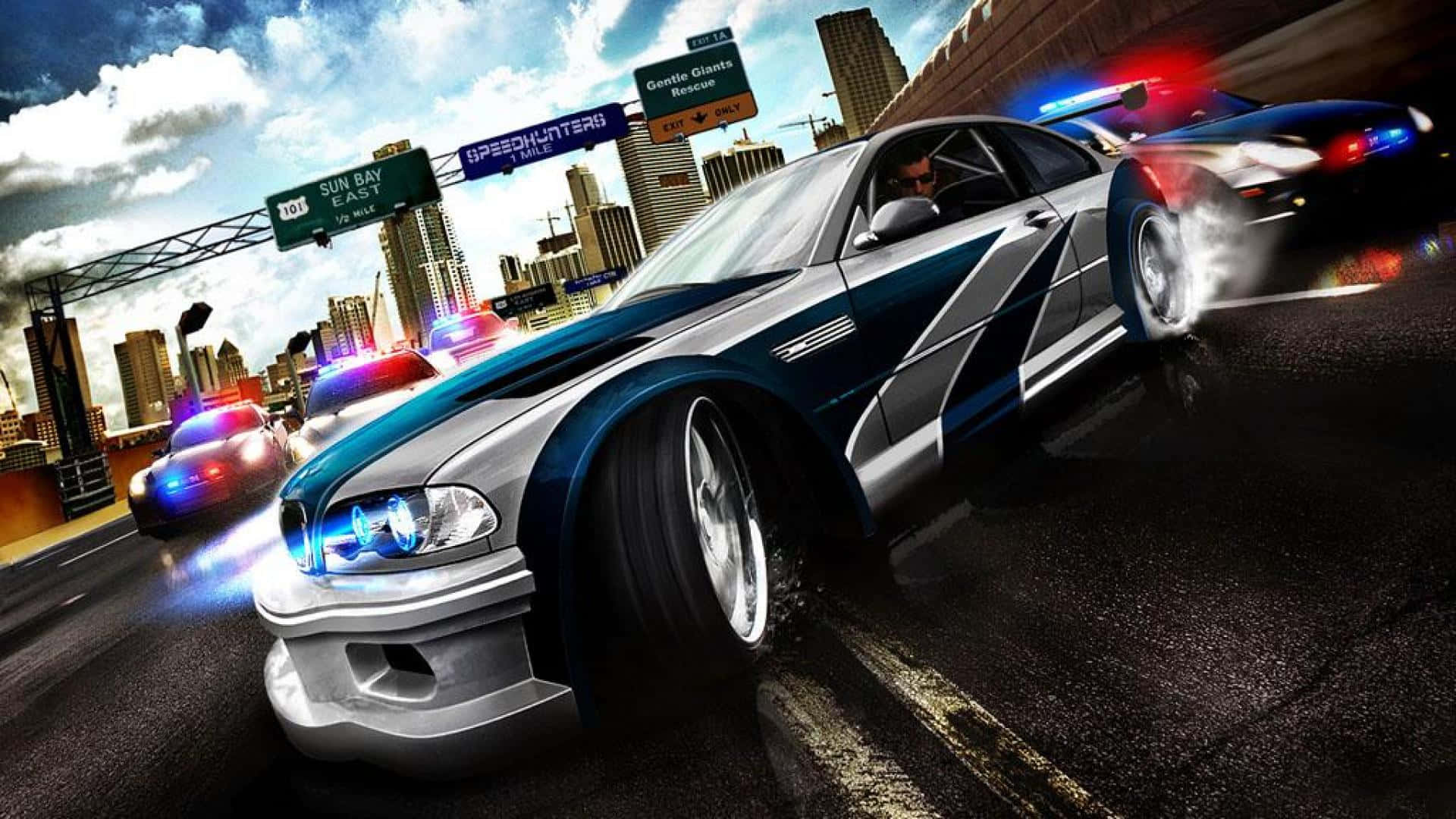 High-octane Need For Speed Action Background