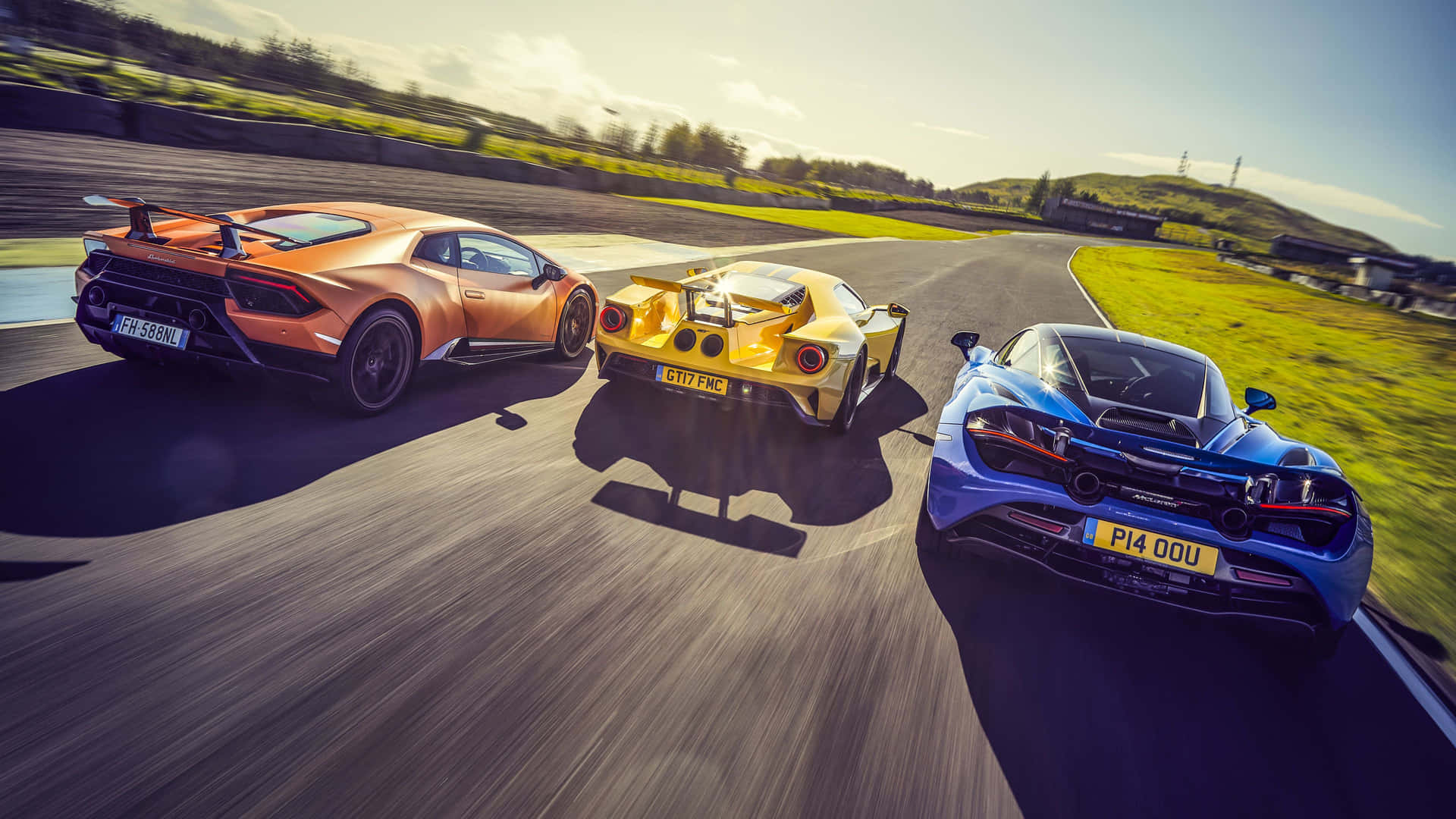 High-octane Supercar Race In Action