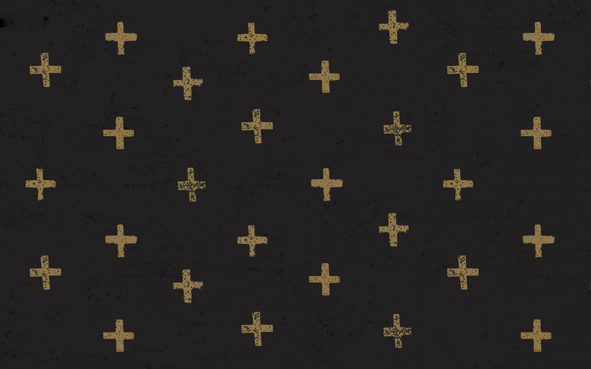 High Quality Black And Gold Cross