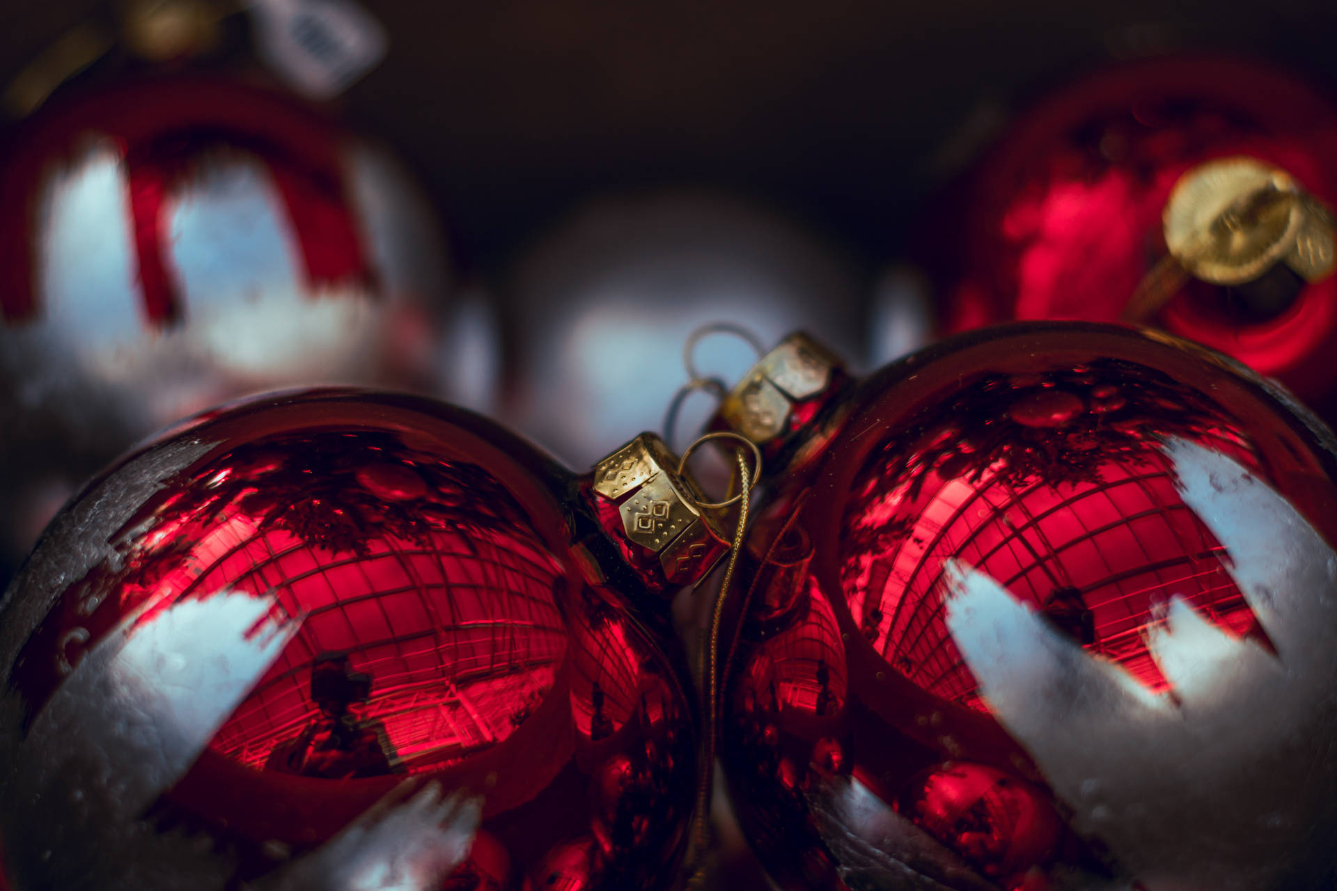 High Resolution Christmas Balls Background