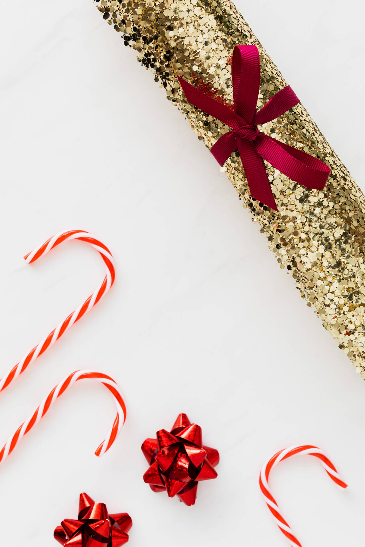 High Resolution Christmas Glitter Paper Background