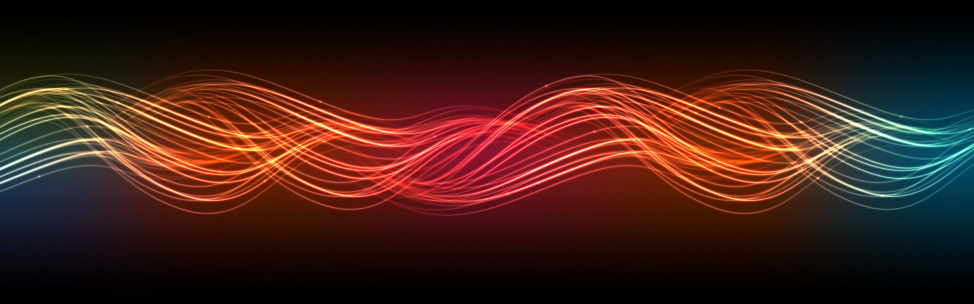 High Resolution Dual Monitor Flowing Lines Background
