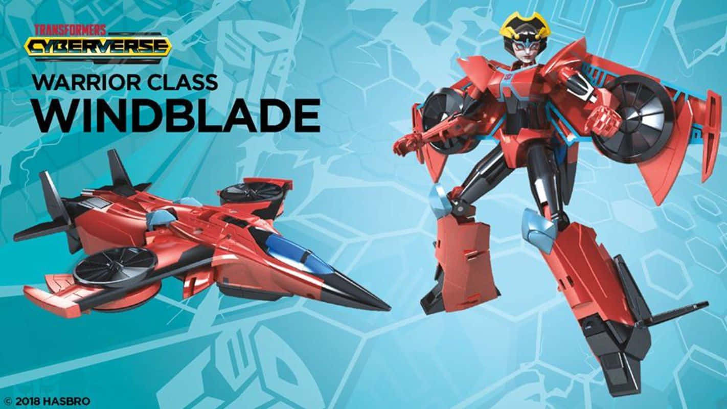High-resolution Image Of Windblade From Transformers Cyberverse Background
