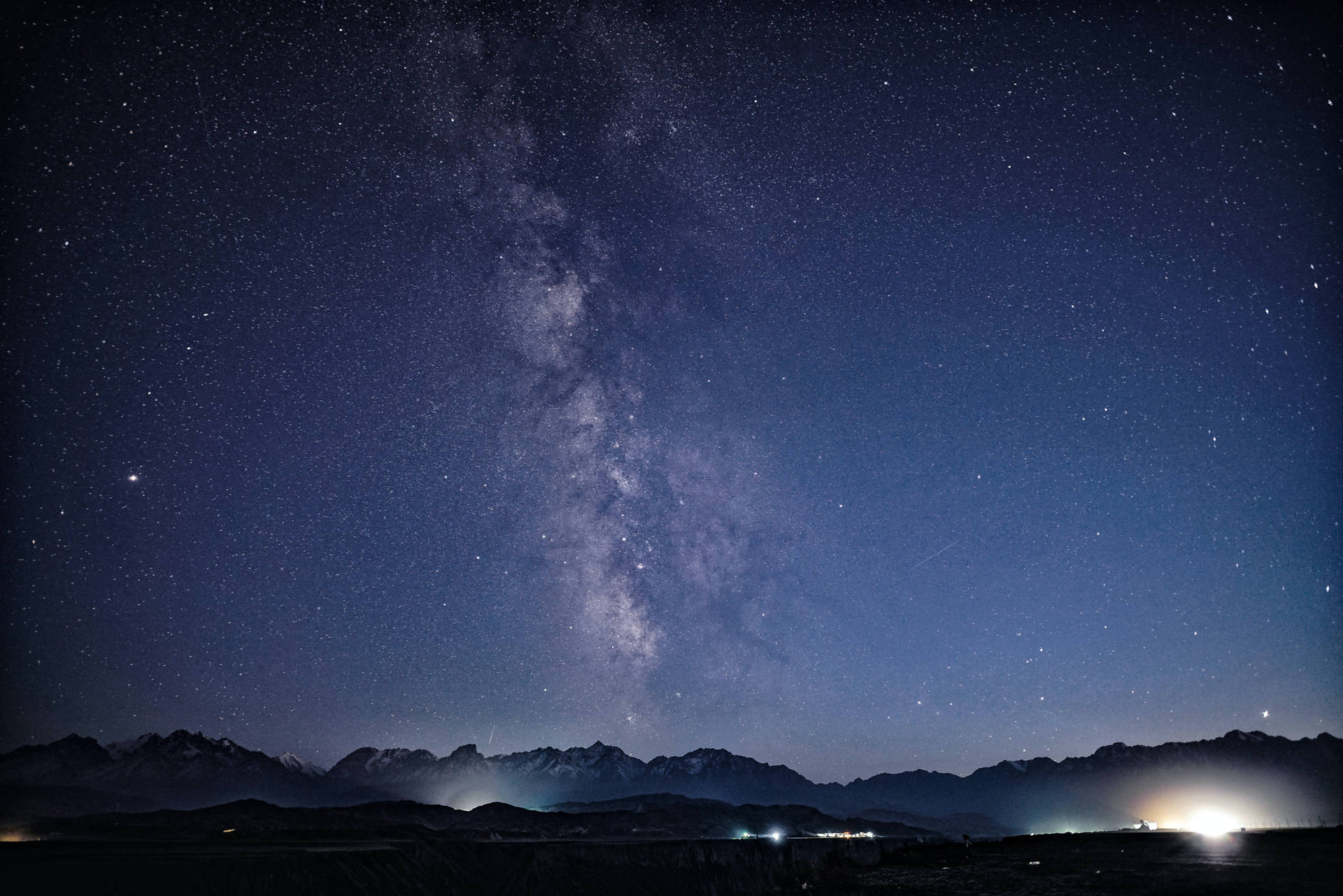 High Resolution Star Milky Way Background