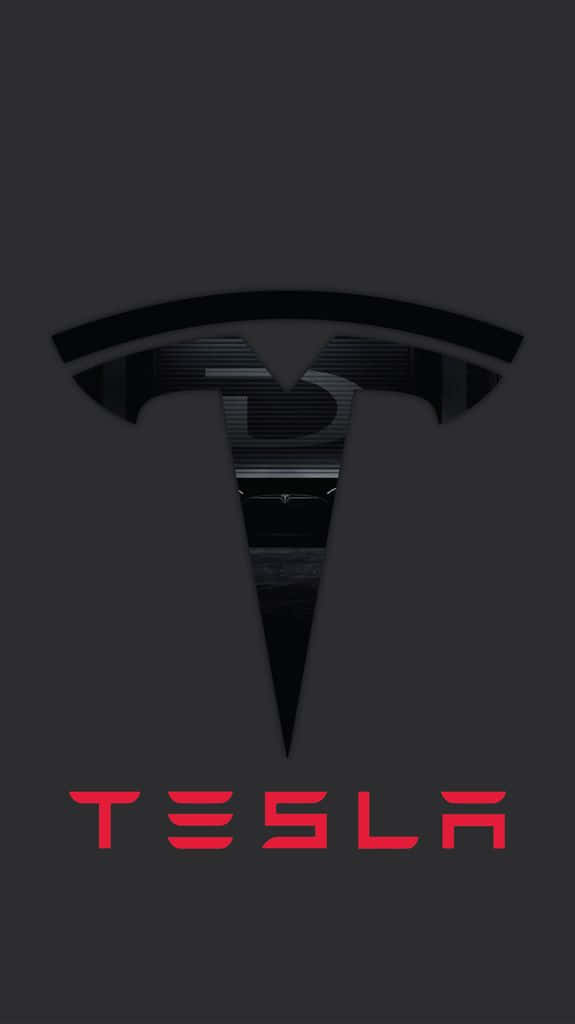 High-resolution Tesla Logo In 4k Background