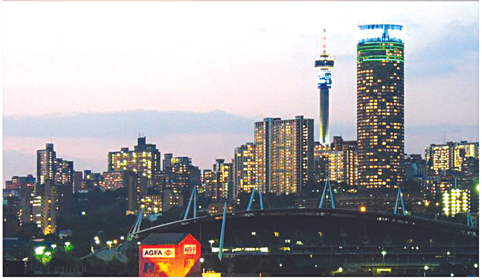 High Rise Skyscrapers Carlton Centre Johannesburg Background