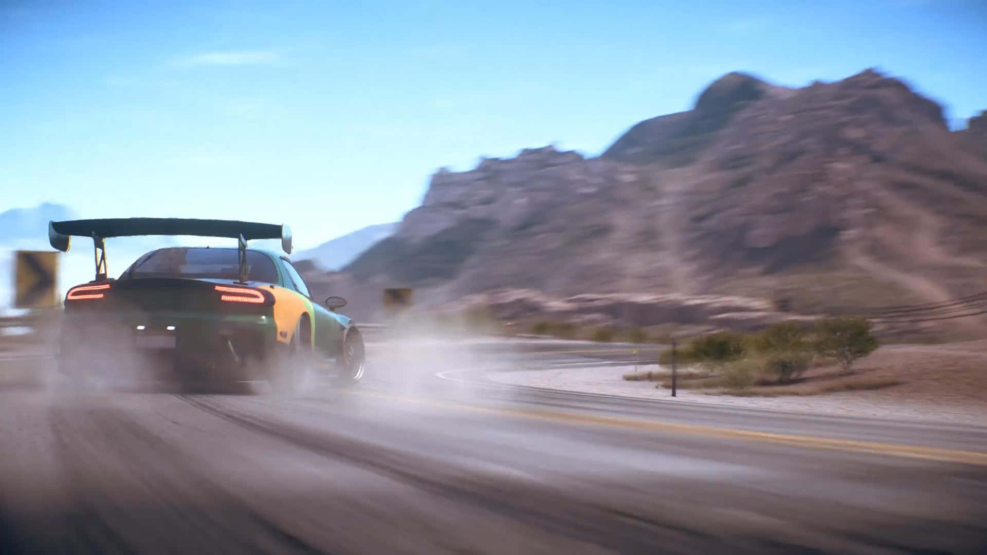 High Speed Desert Race N F S World Background