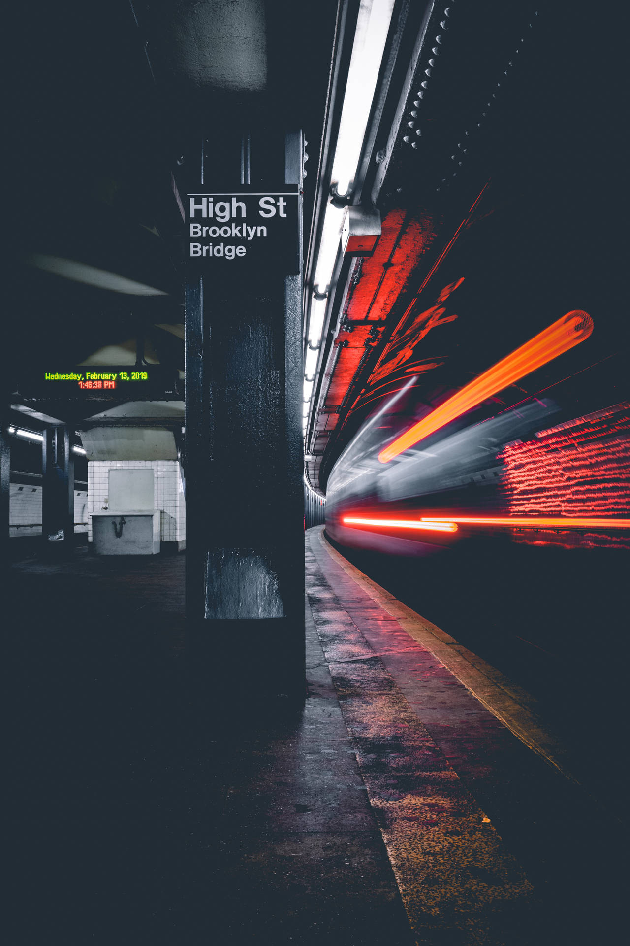 High Street Brooklyn Bridge Underground Background