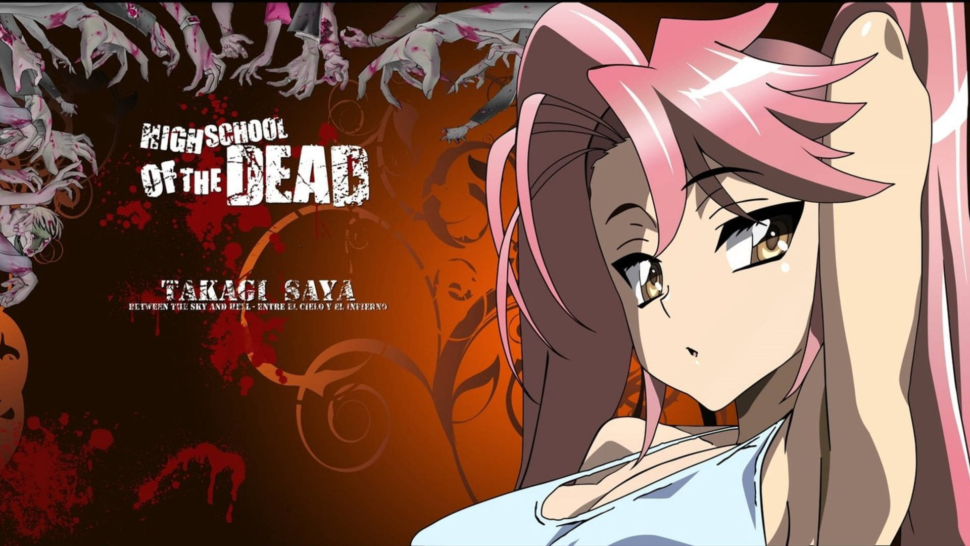 Highschool Of The Dead Takagi Saya Background