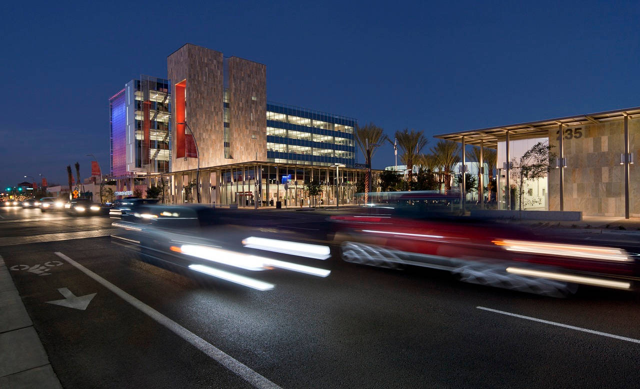 Highway In Chandler City Hall Background