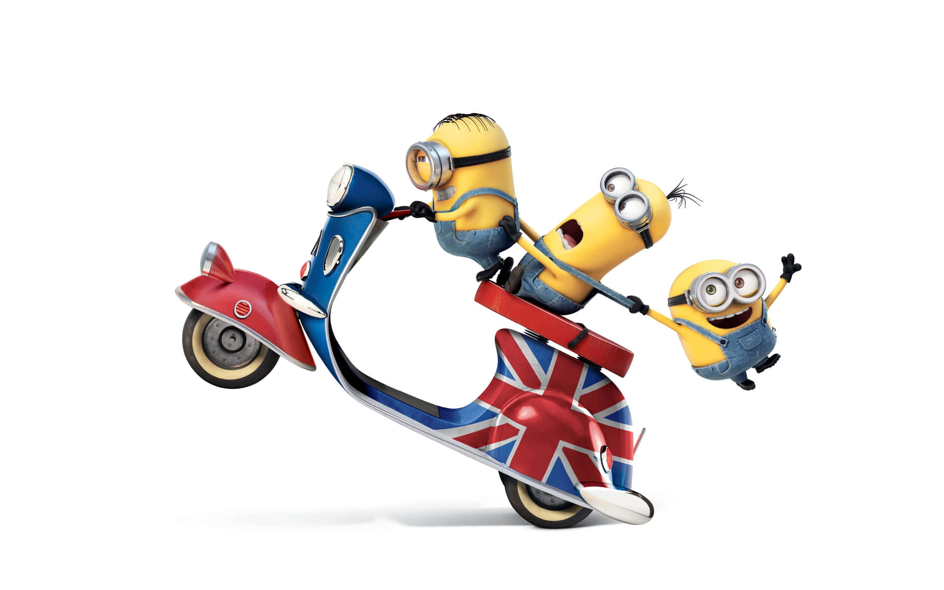 Hilarious Minions On A Motorcycle