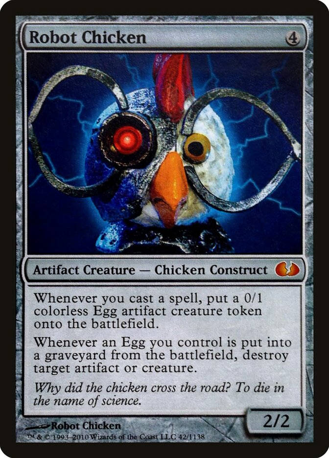 Hilarious Robot Chicken Trading Card