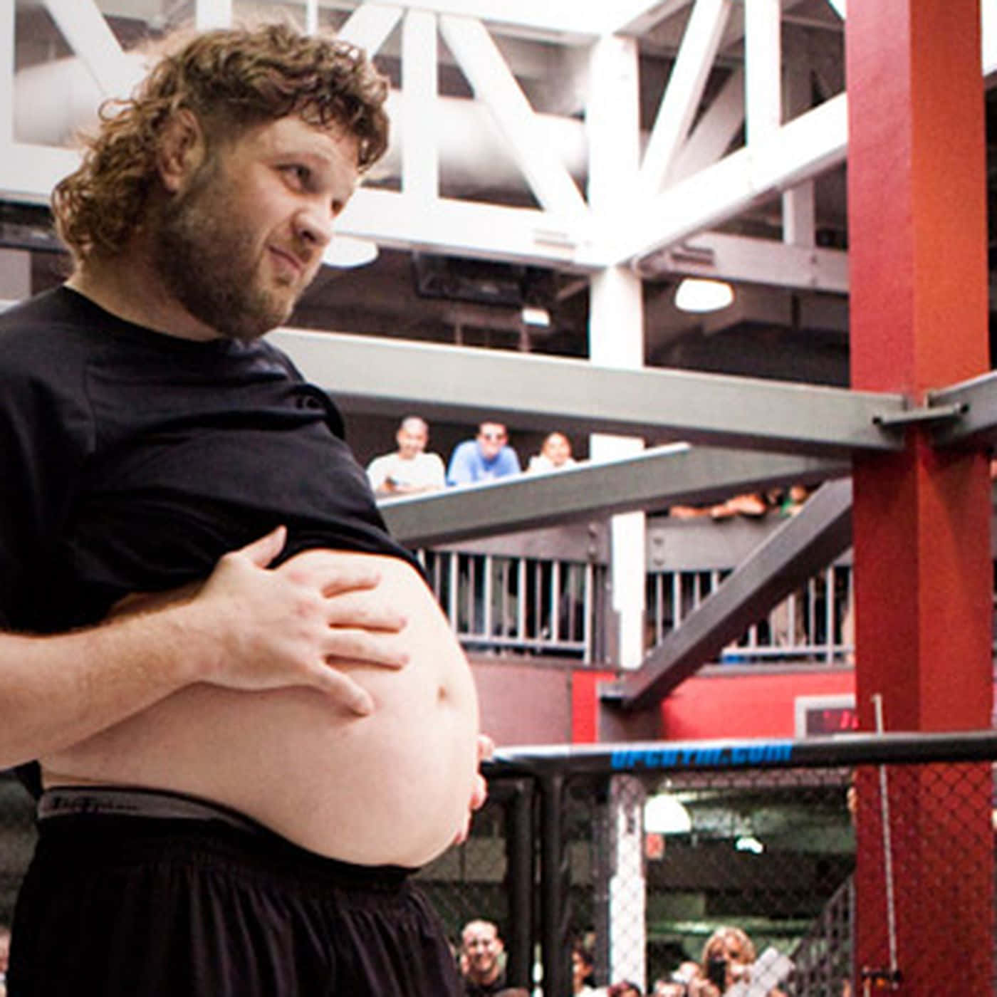 Hilarious Roy Nelson With His Stomach Background