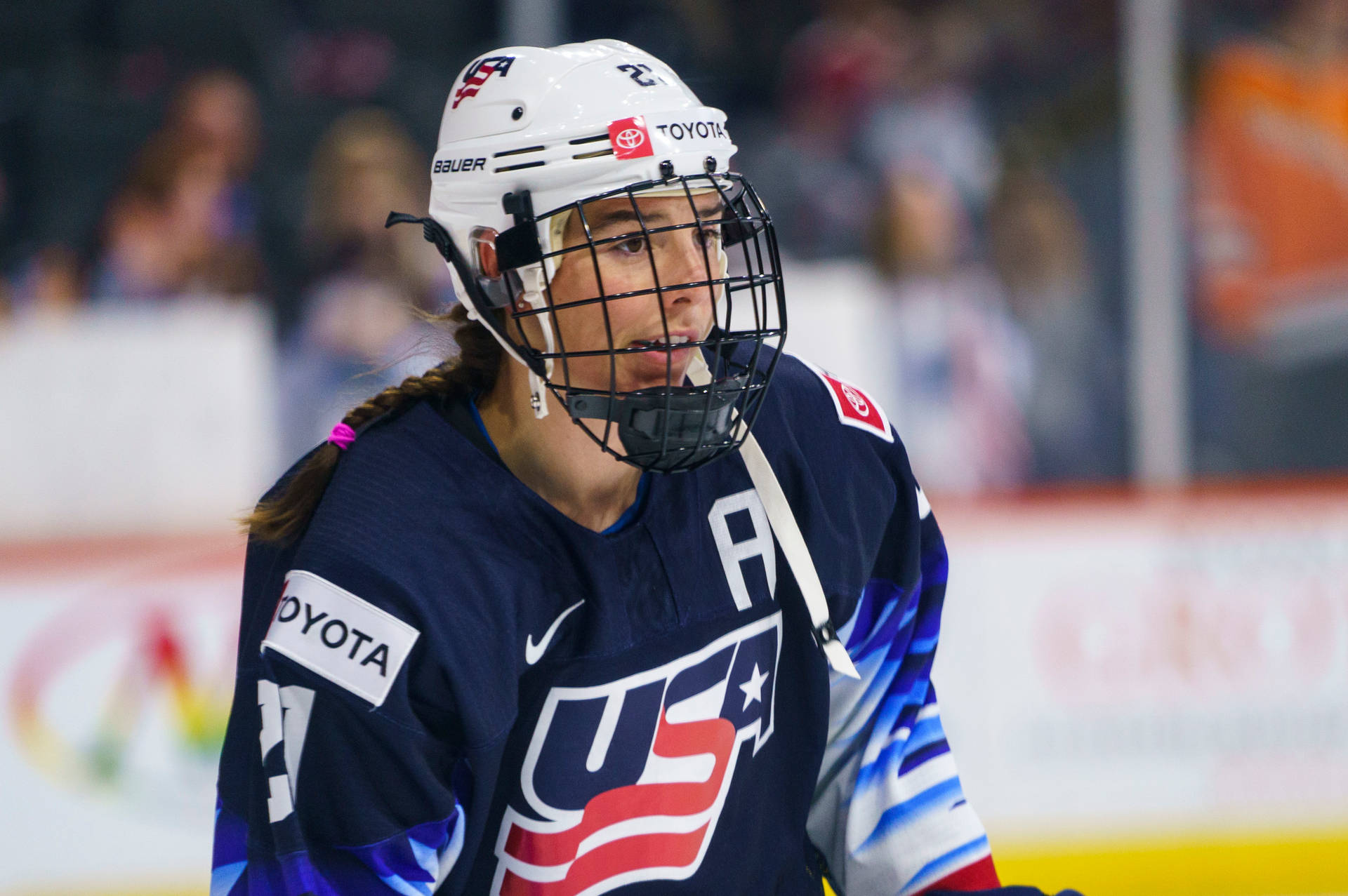 Hilary Knight American Ice Hockey Forward Background