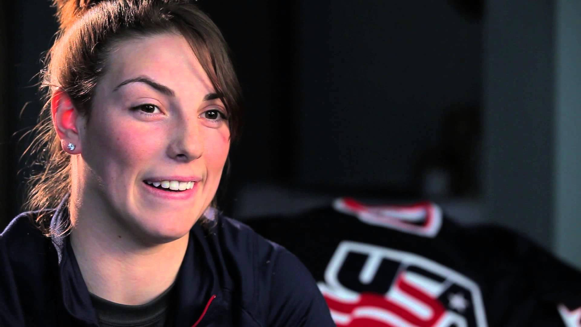 Hilary Knight Casual Interview Background