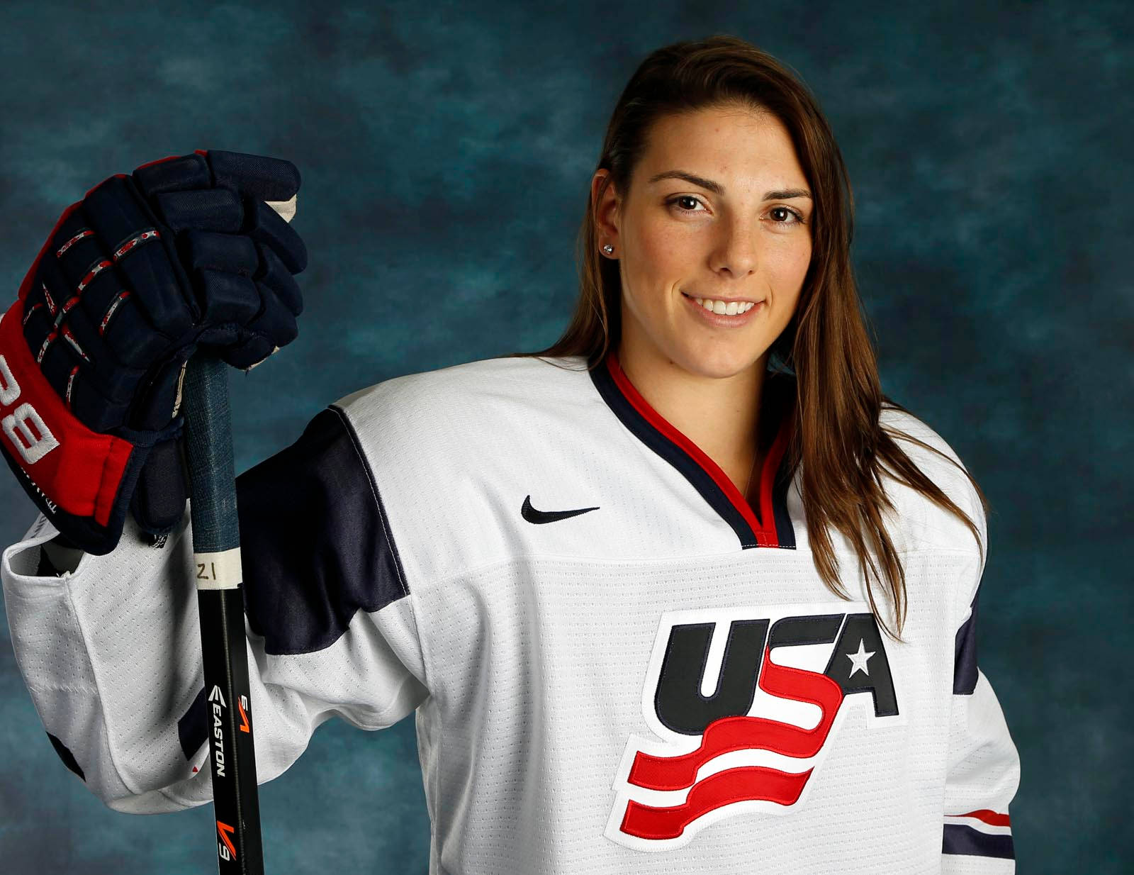 Hilary Knight Closeup Studio Shot Background