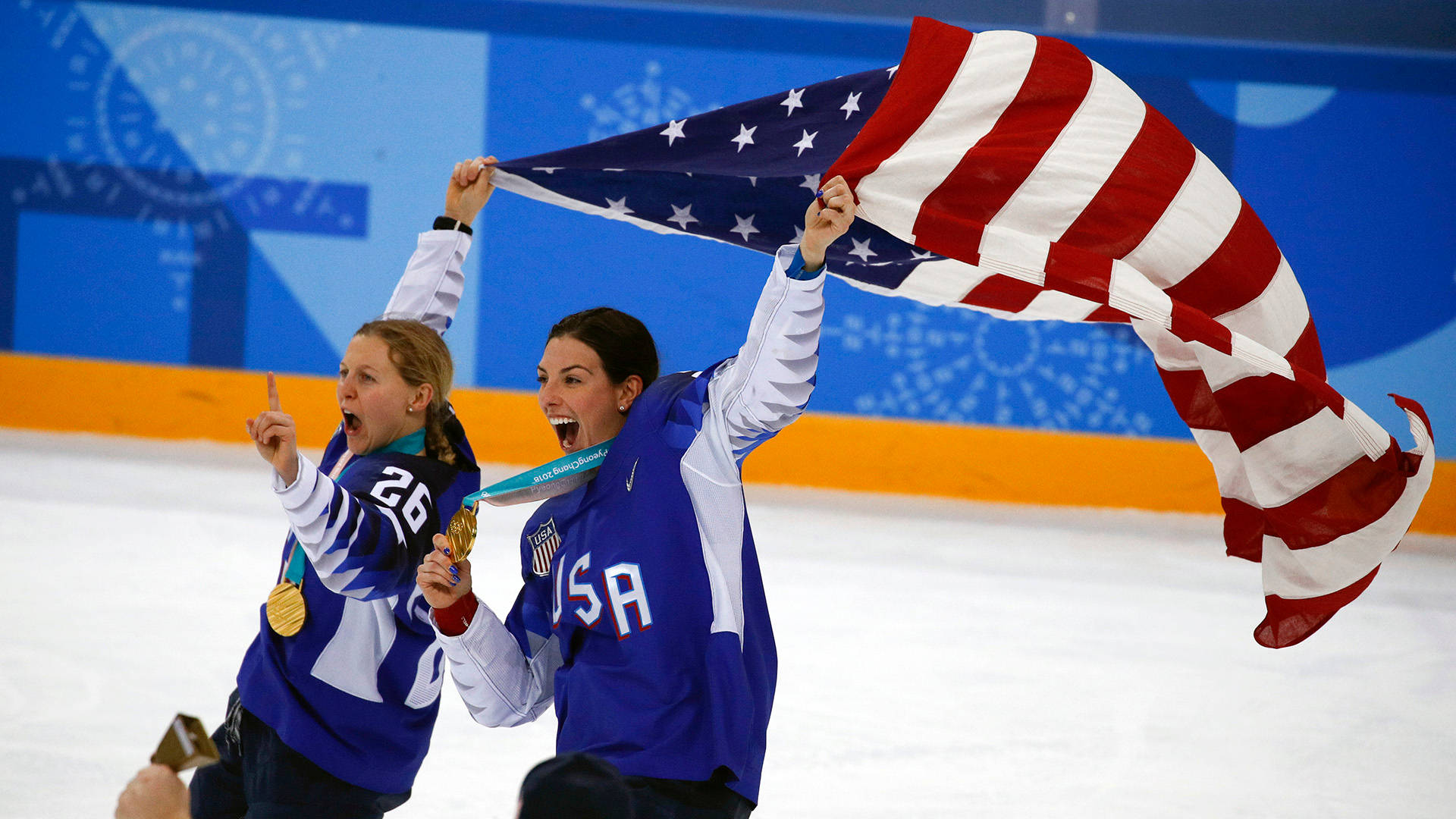 Hilary Knight Kendall Coyne 2018 Winter Olympics Background