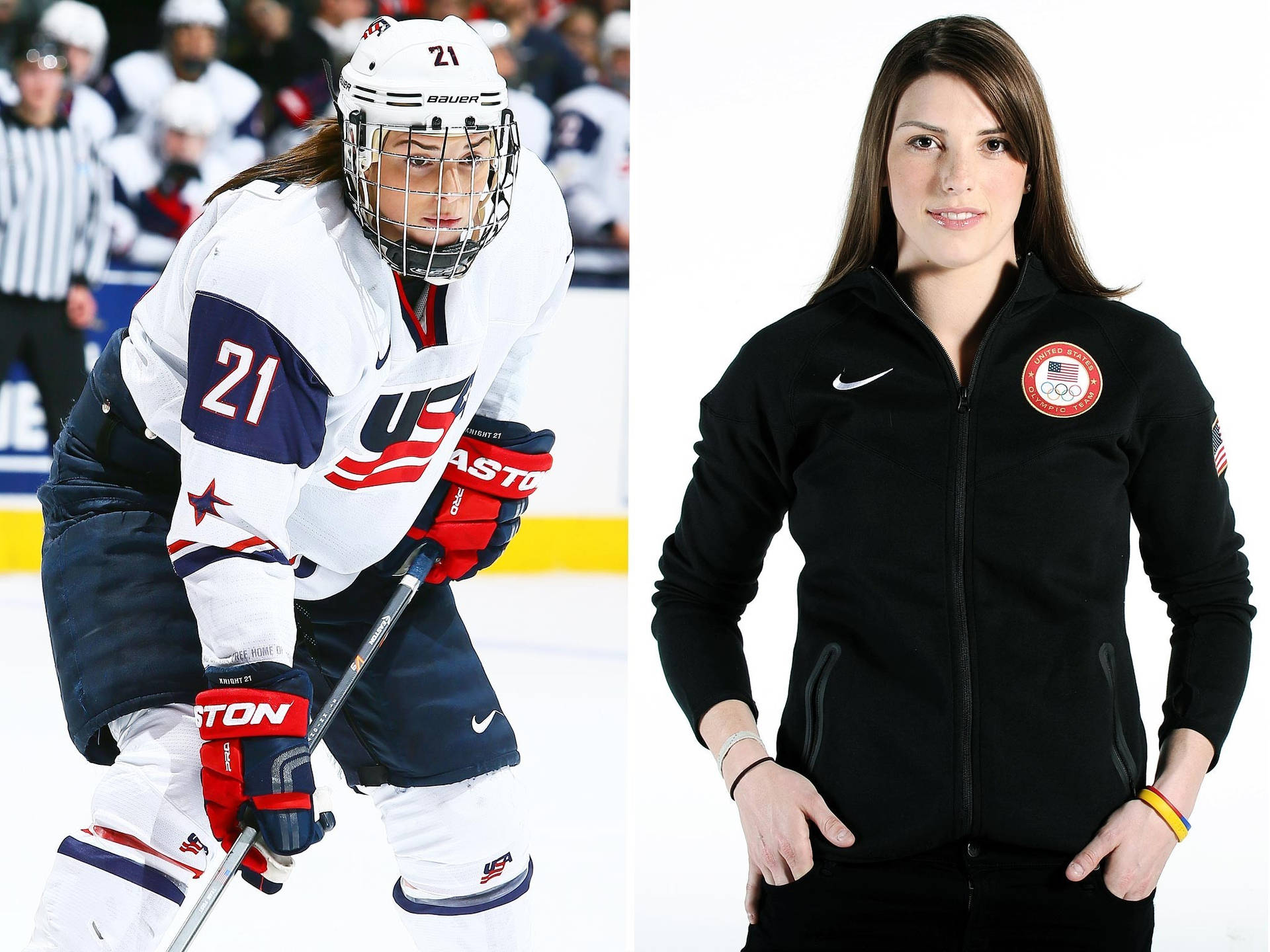 Hilary Knight Split Screen Graphic Design Background