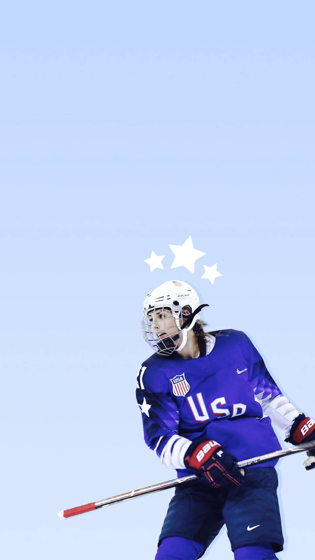 Hilary Knight Three Stars Graphic Arts Background