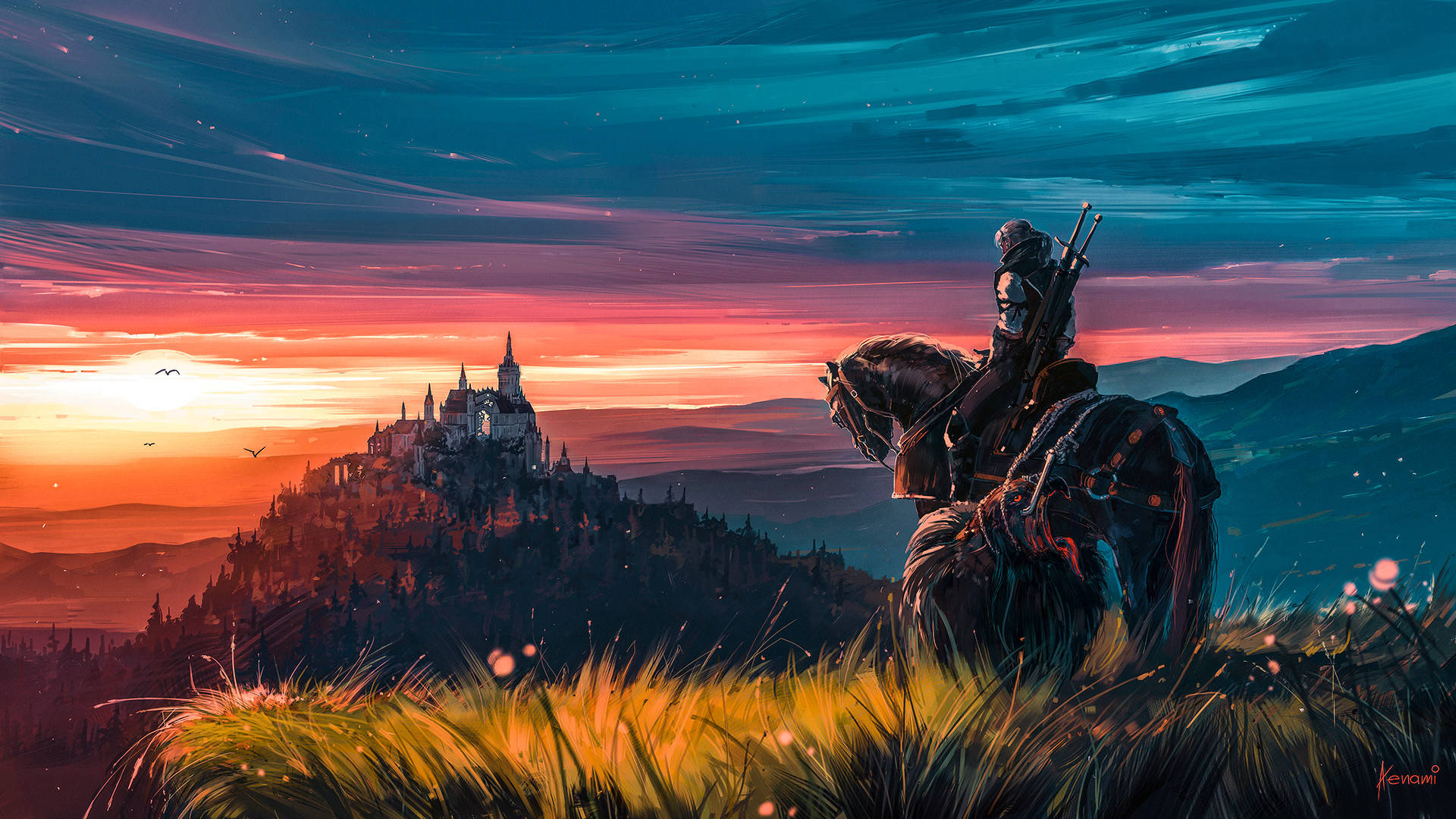 Hill View The Witcher 3 Background